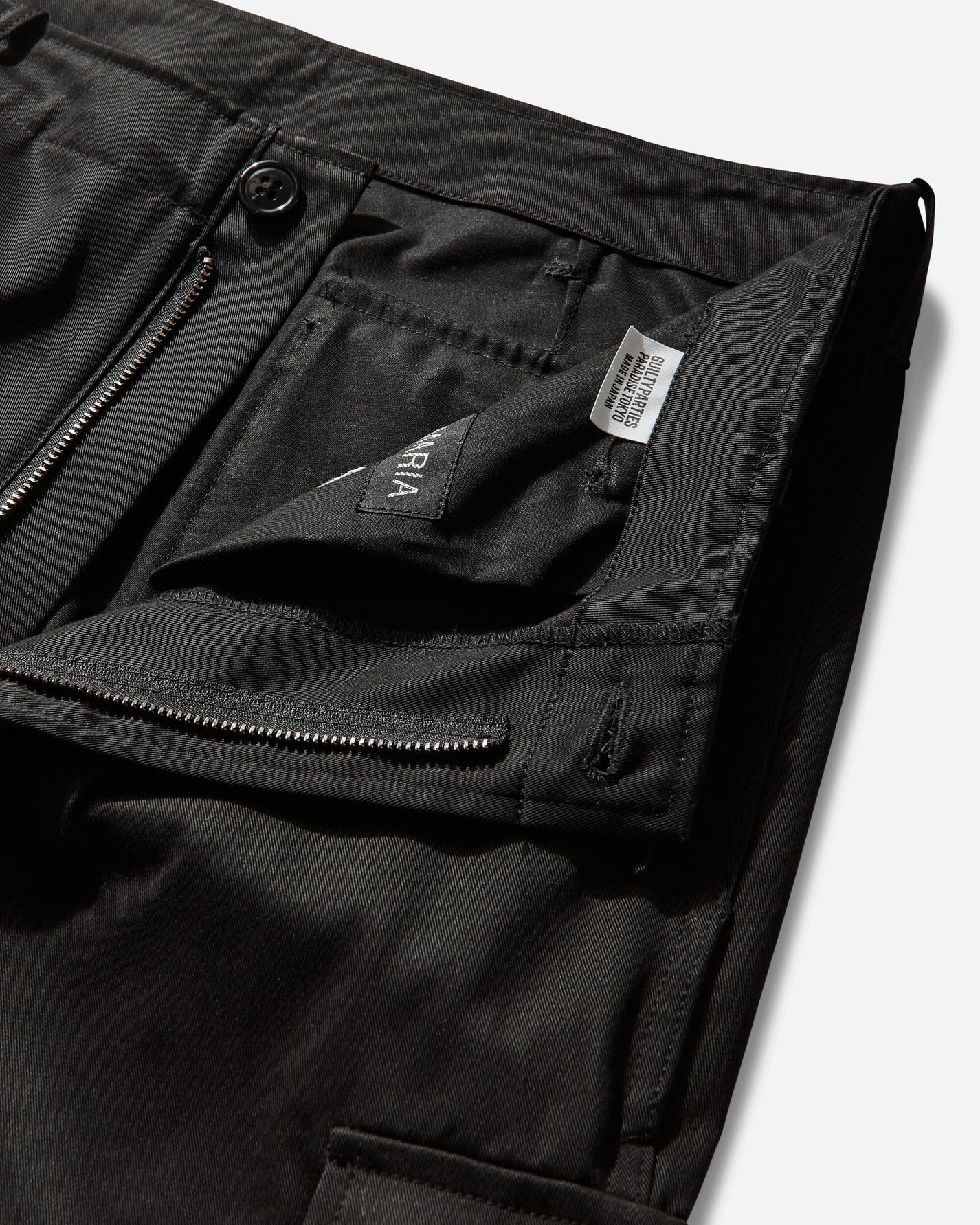 WACKO MARIA Wolf'S Head/Fatigue Pants Black Pants Casual WOLFSHEAD-WM-PT38 BLACK