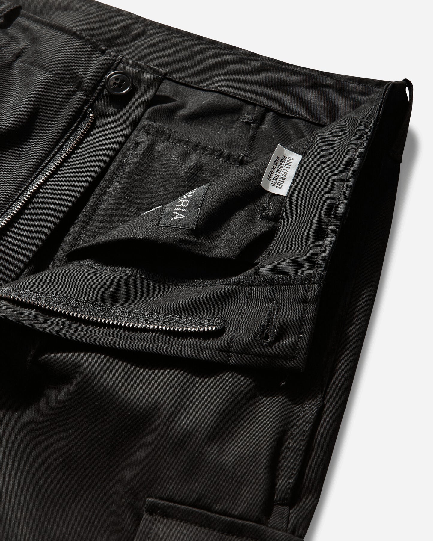 WACKO MARIA Wolf'S Head/Fatigue Pants Black Pants Casual WOLFSHEAD-WM-PT38 BLACK