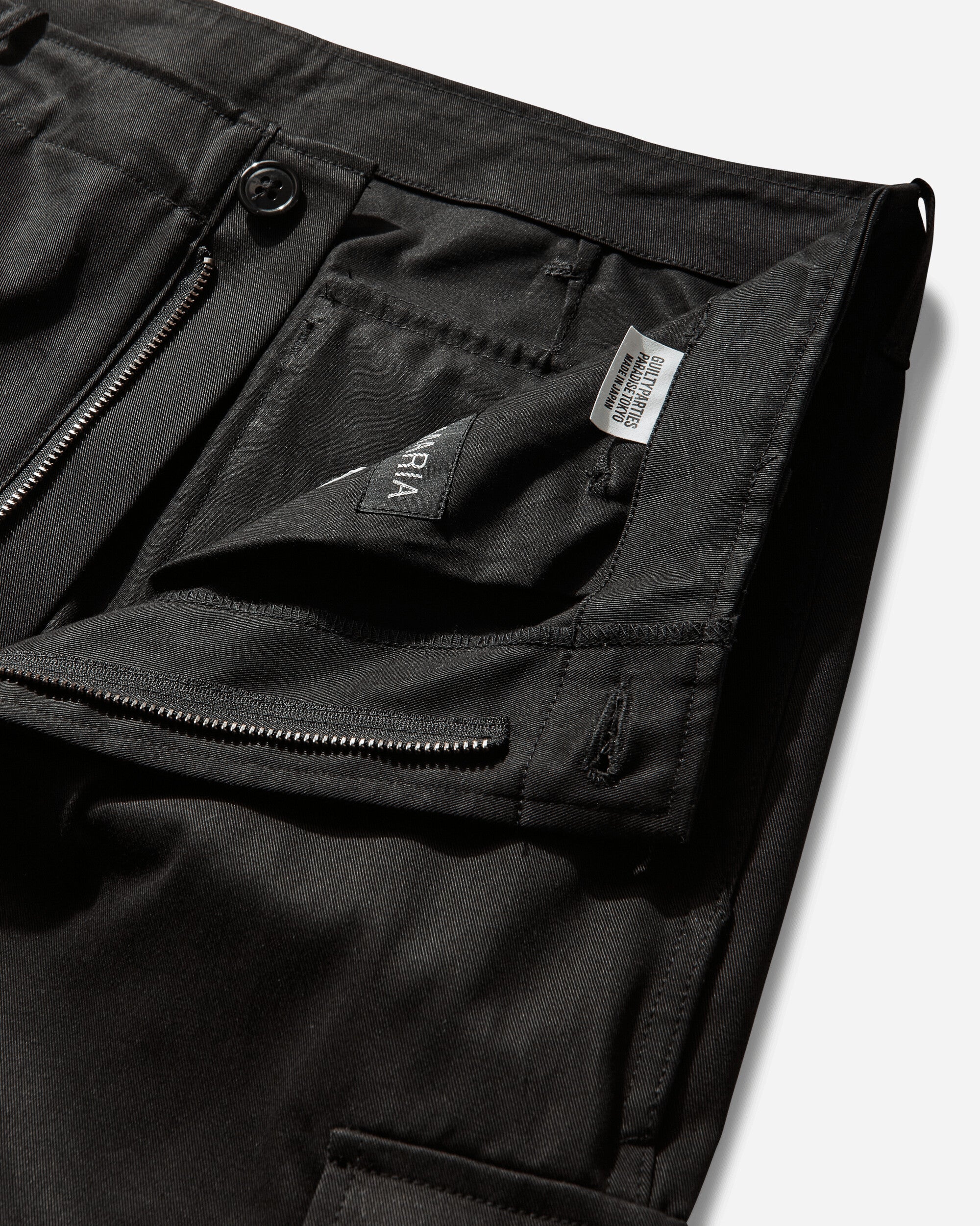 WACKO MARIA Wolf'S Head/Fatigue Pants Black Pants Casual WOLFSHEAD-WM-PT38 BLACK