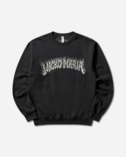WACKO MARIA Tim Lehi  Crew Neck Sweat Shirt  Type 2 Black Sweatshirts Crewneck 25FW-WMC-SS12 BLACK