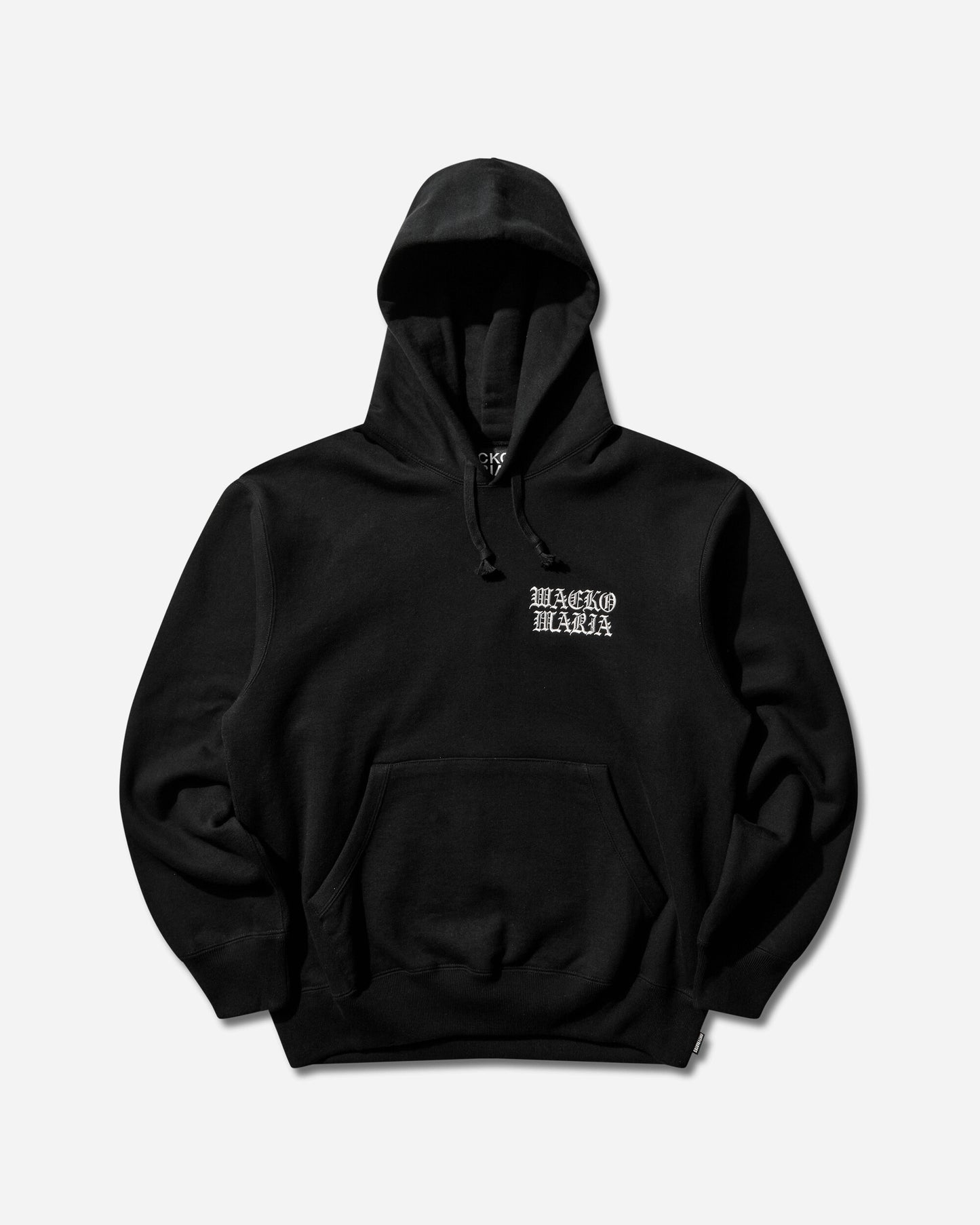 WACKO MARIA Heavy Weight Pullover Hooded Sweat Shirt  Type 1 Black Sweatshirts Hoodies 25FW-WMC-SS03 BLACK