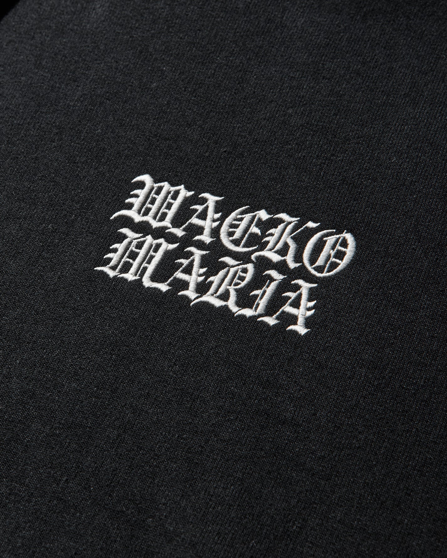 WACKO MARIA Heavy Weight Pullover Hooded Sweat Shirt  Type 1 Black Sweatshirts Hoodies 25FW-WMC-SS03 BLACK