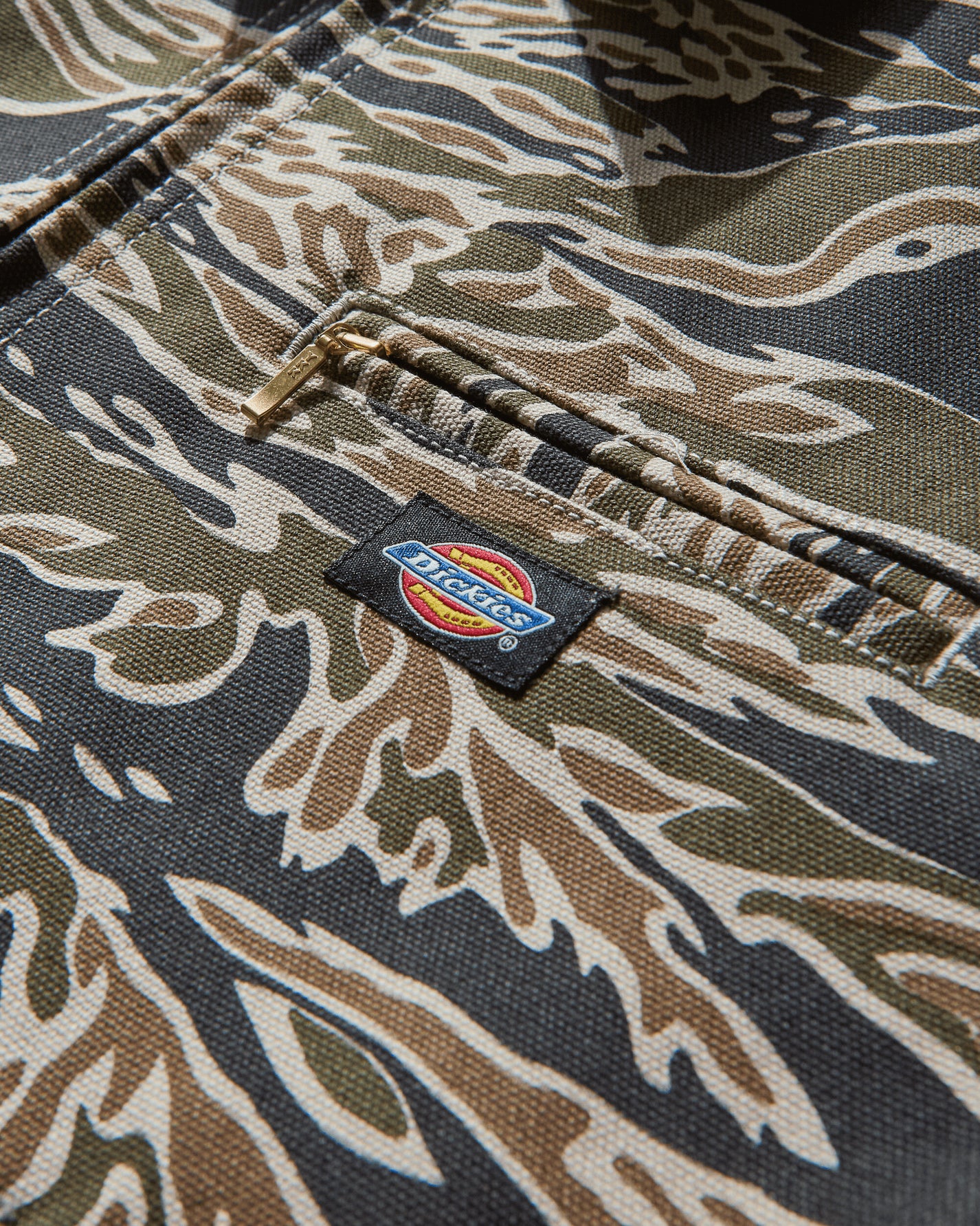 WACKO MARIA Dickies / Tigercamo Work Jacket Olive Coats and Jackets Jackets 25SS-WMO-DC02 OLIVE