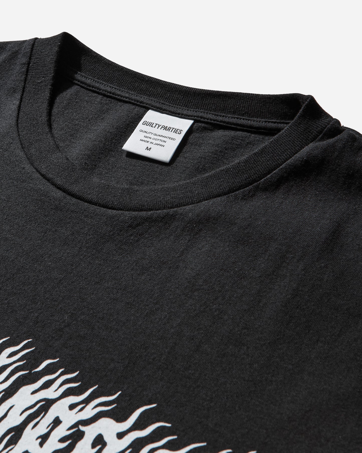 WACKO MARIA Tim Lehi  Washed Heavy Weight Crew Neck T Shirt  Type 2 Black T-Shirts Longsleeve 25FW-WMT-WT07 BLACK