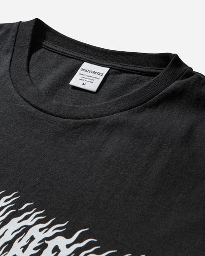 WACKO MARIA Tim Lehi  Washed Heavy Weight Crew Neck T Shirt  Type 2 Black T-Shirts Longsleeve 25FW-WMT-WT07 BLACK