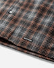 WACKO MARIA Wool Ombre Check Open Collar Shirt Ls  Type 2 Gray Orange Shirts Longsleeve Shirt 25FW-WMS-PE02 GRAY-ORANGE