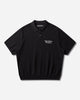 WACKO MARIA Knit Polo Shirt Black T-Shirts Polo 26SS-WMK-KN06 BLACK