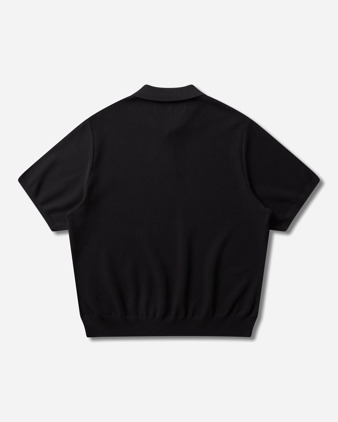 WACKO MARIA Knit Polo Shirt Black T-Shirts Polo 26SS-WMK-KN06 BLACK