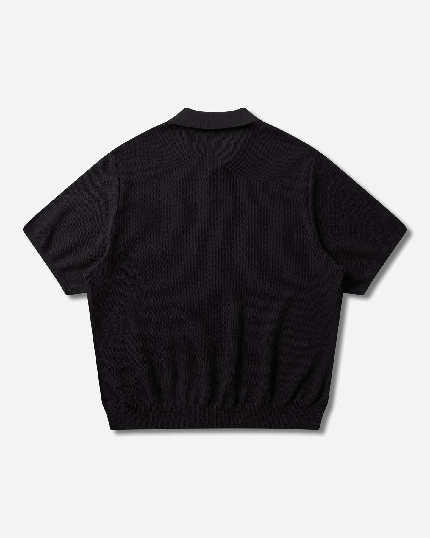 WACKO MARIA Knit Polo Shirt Black T-Shirts Polo 26SS-WMK-KN06 BLACK