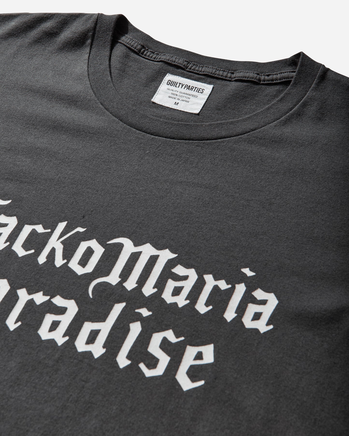 WACKO MARIA Standard Crew Neck T-Shirt Black T-Shirts Shortsleeve 26SS-WMT-ST01 BLACK