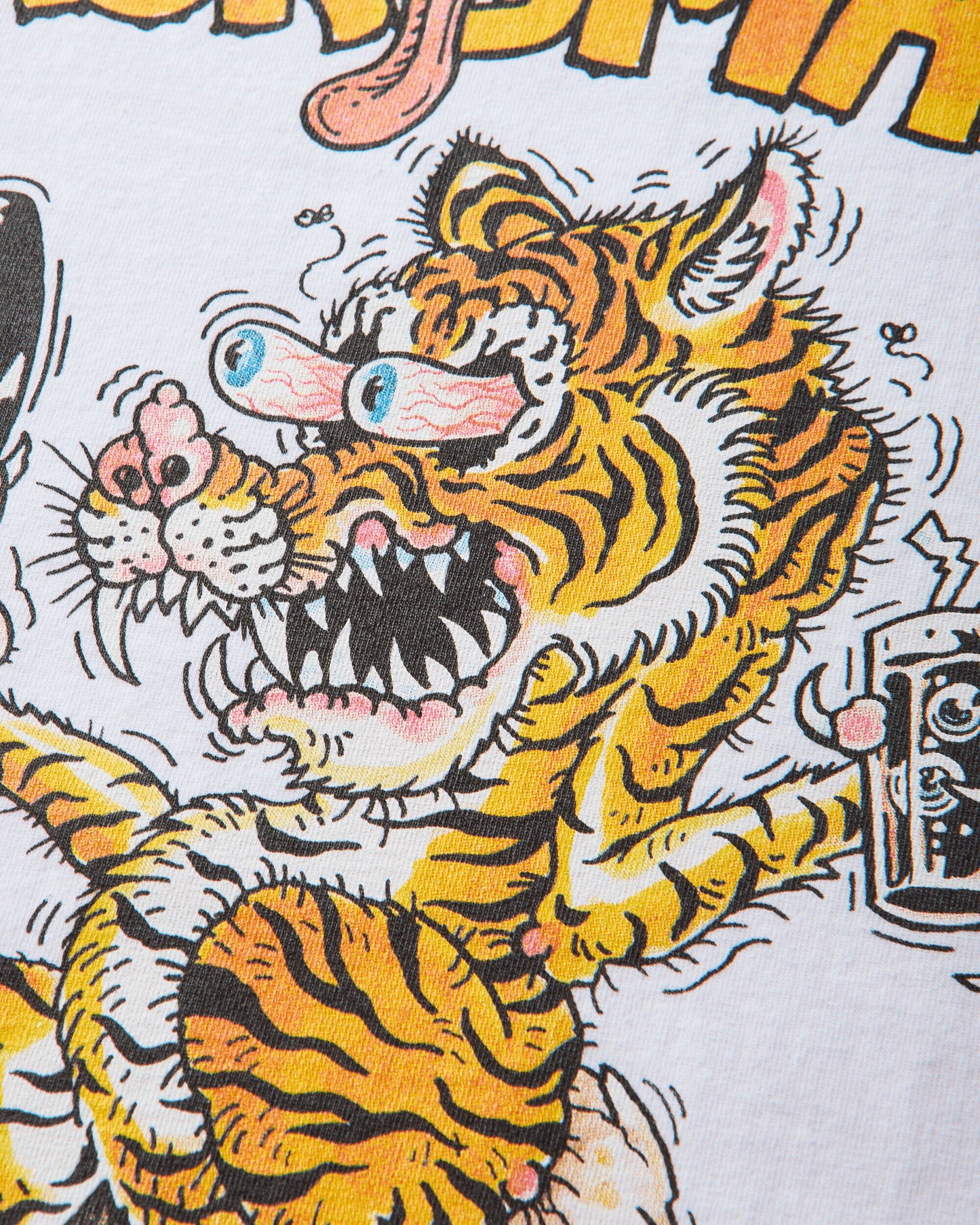 WACKO MARIA Tim Lehi/Washed Heavy Weight Crew Neck T-Shirt White T-Shirts Shortsleeve 26SS-WMT-WT01 WHITE