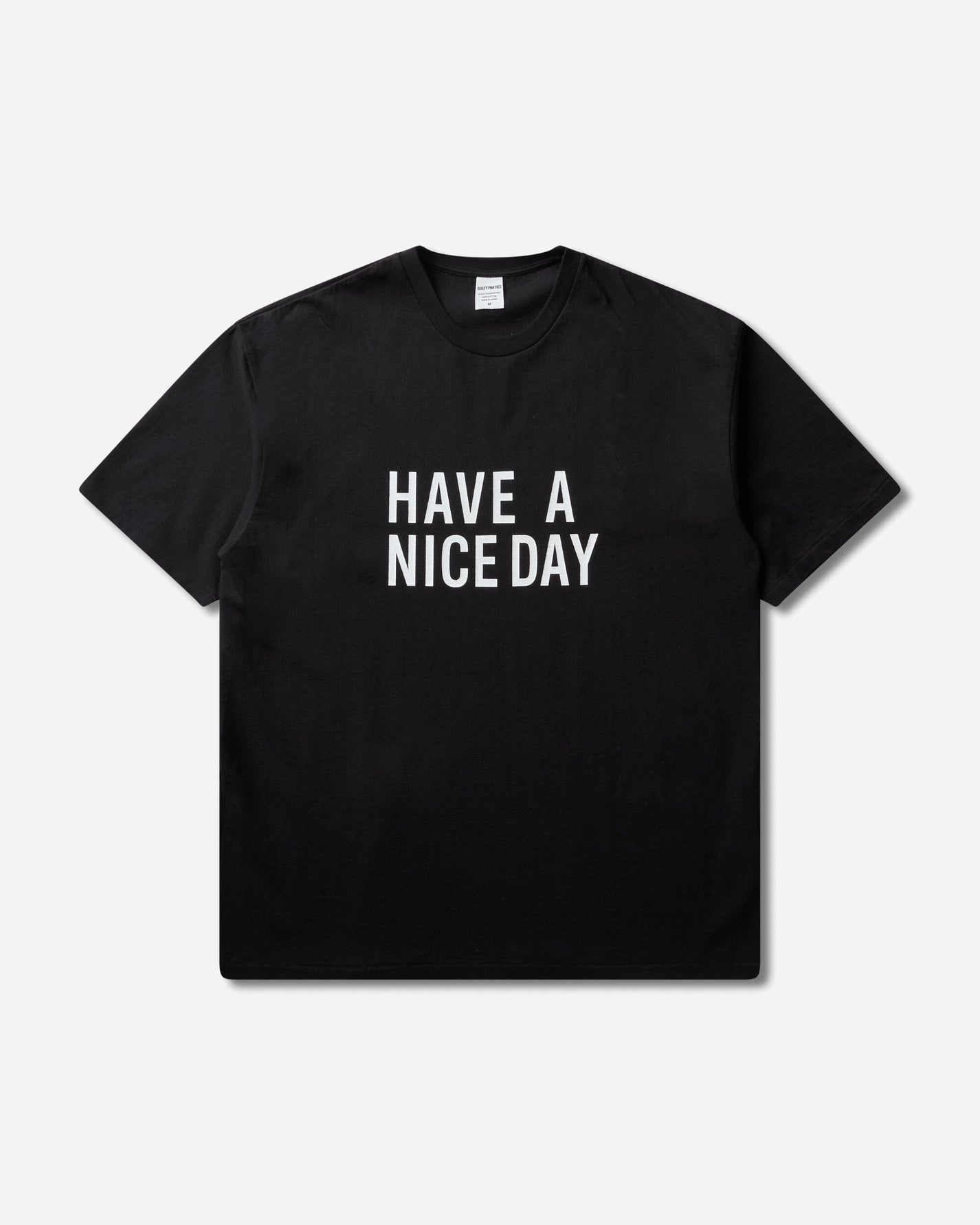 WACKO MARIA Washed Heavy Weight Crew Neck T-Shirt (Type-14) Black T-Shirts Shortsleeve 26SS-WMT-WT16 BLACK