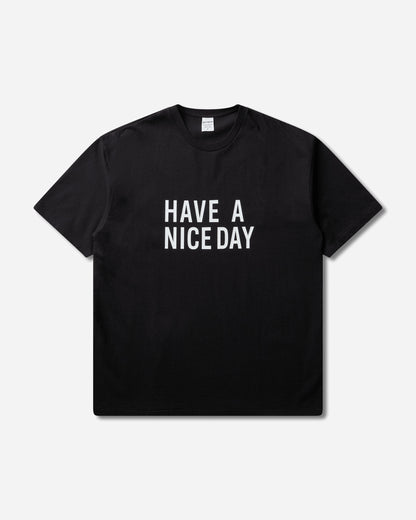 WACKO MARIA Washed Heavy Weight Crew Neck T-Shirt (Type-14) Black T-Shirts Shortsleeve 26SS-WMT-WT16 BLACK