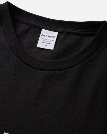 WACKO MARIA Washed Heavy Weight Crew Neck T-Shirt (Type-14) Black T-Shirts Shortsleeve 26SS-WMT-WT16 BLACK