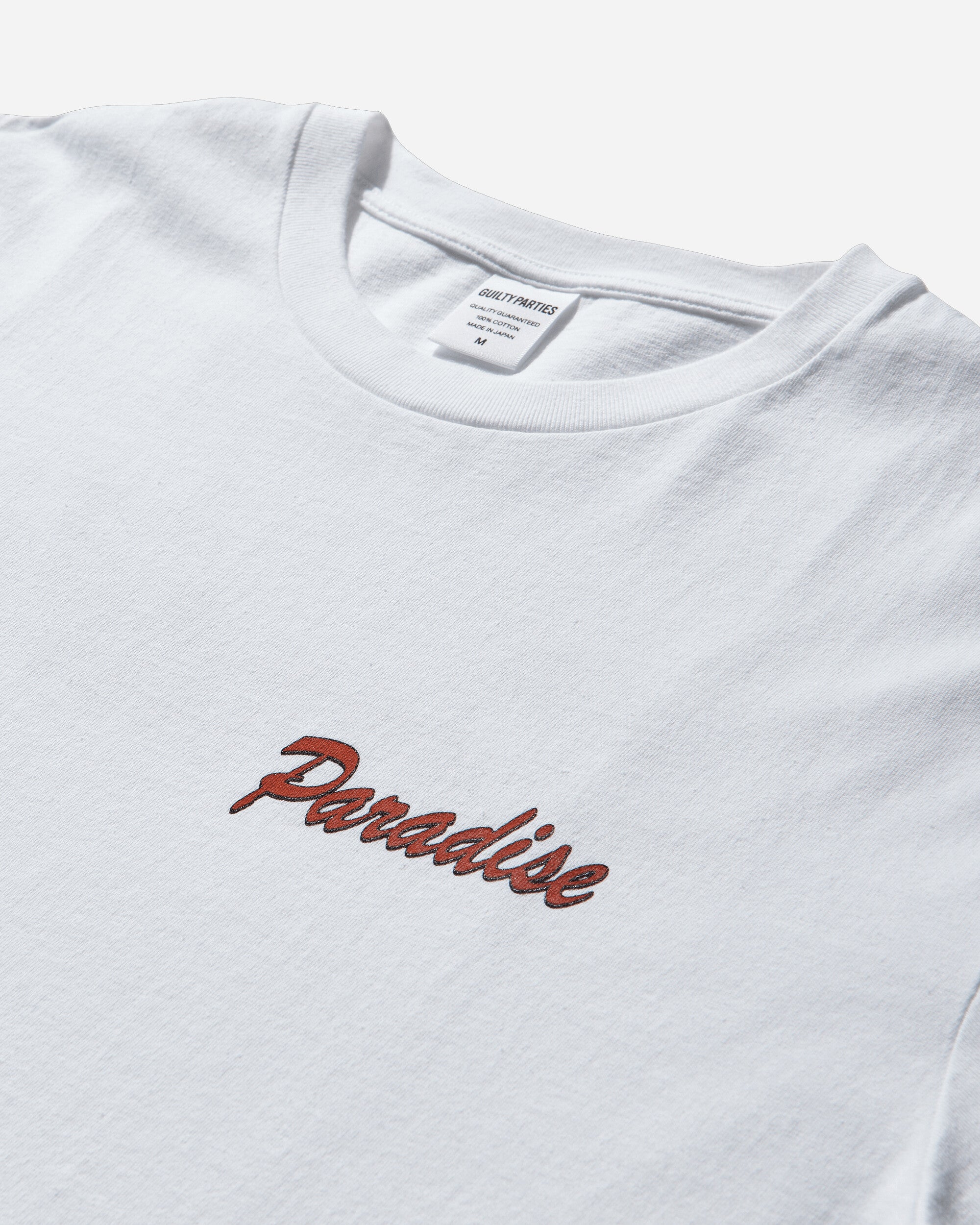 WACKO MARIA Washed Heavy Weight Crew Neck T Shirt  Type 8 White T-Shirts Shortsleeve 25FW-WMT-WT10 WHITE