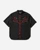 WACKO MARIA Western Shirt S/S ( Type-5 ) Black/Red Shirts Shortsleeve Shirt 25SS-WMS-WS05 BLACKRED