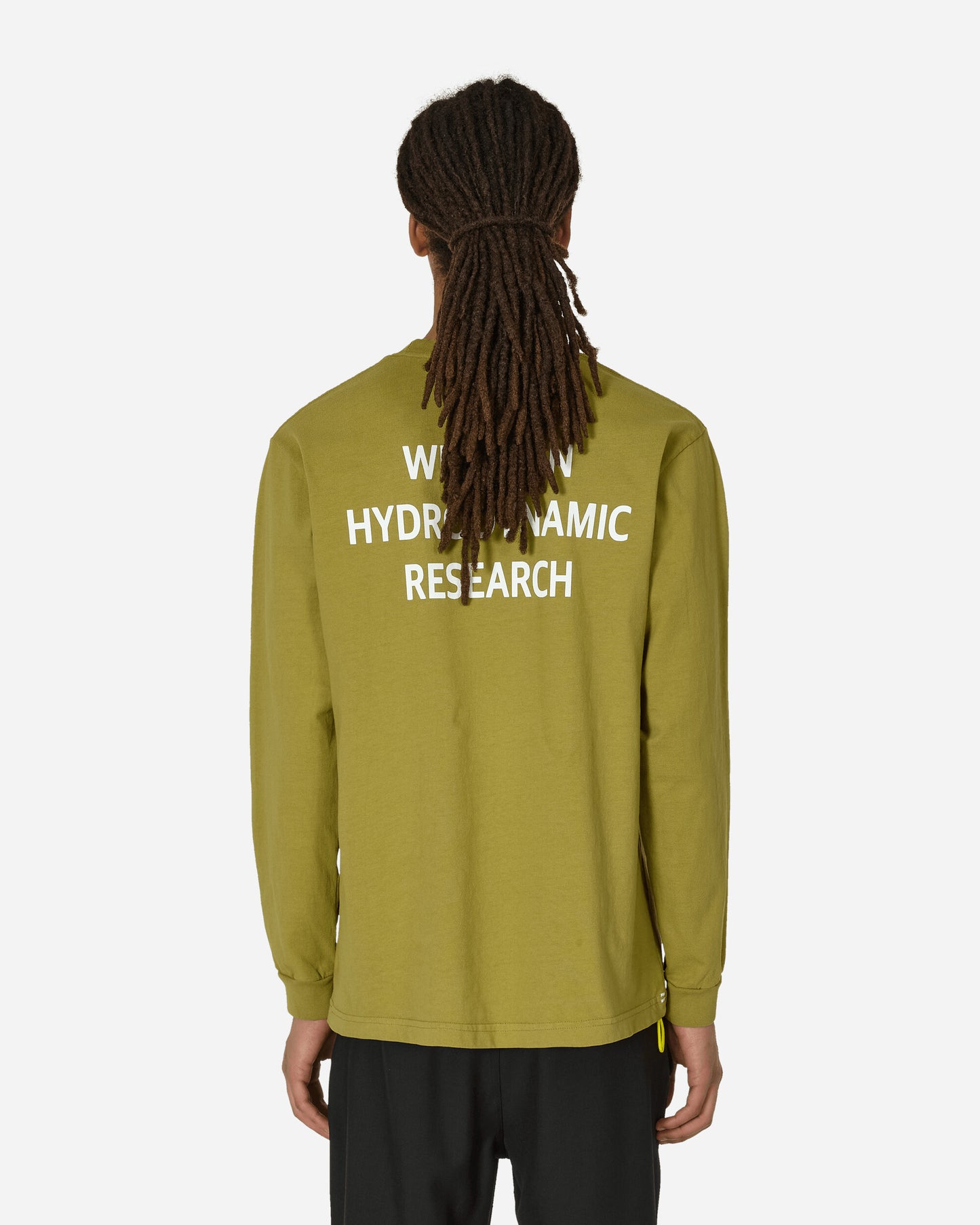 WESTERN HYDRODYNAMIC RESEARCH Worker L/S Tee Green Olive T-Shirts Longsleeve MWHR24SPSU8002 GREENOLIVE