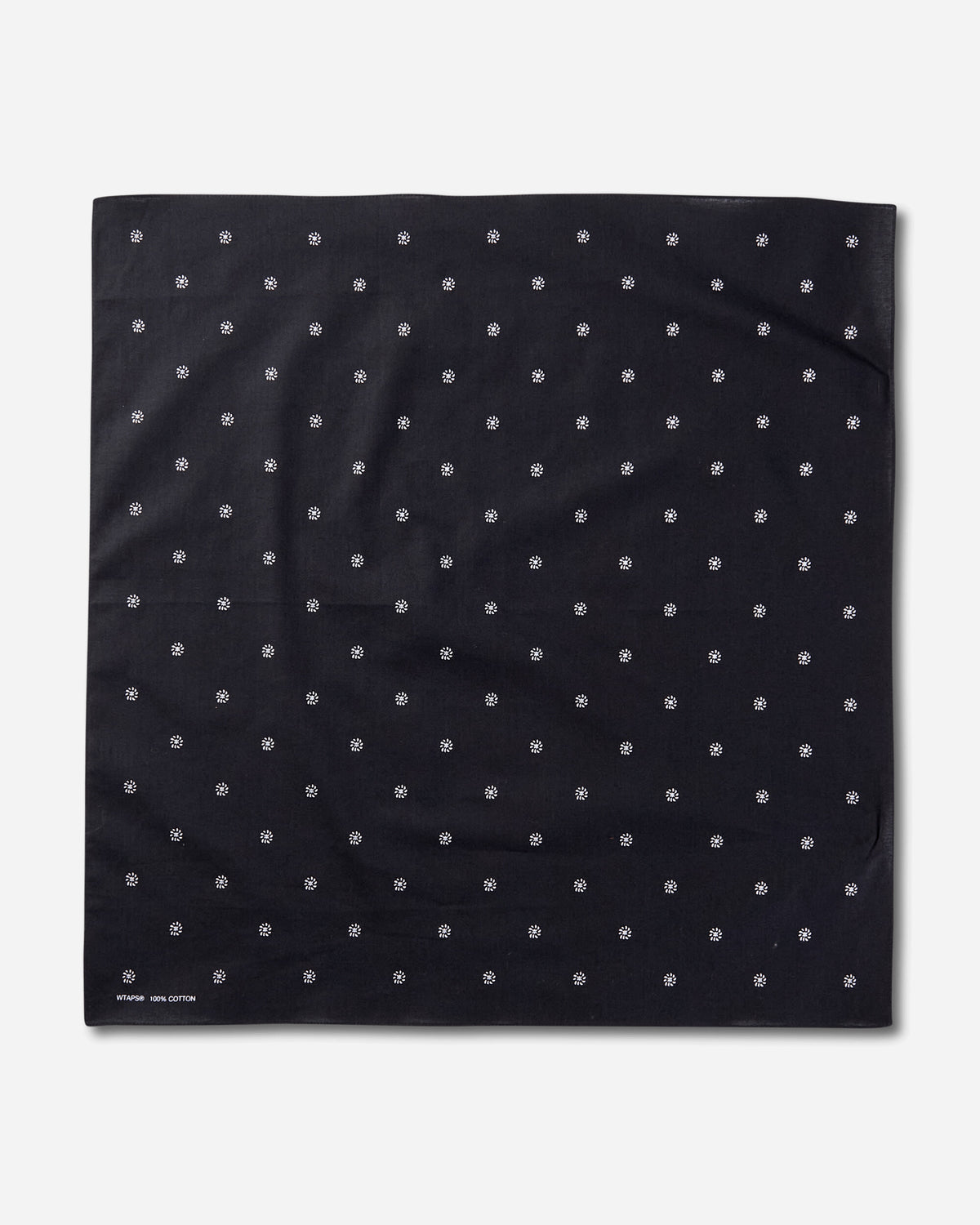 WTAPS Bandaria Bandana Black Gloves and Scarves Bandanas 262BXDT-AC01 BLACK