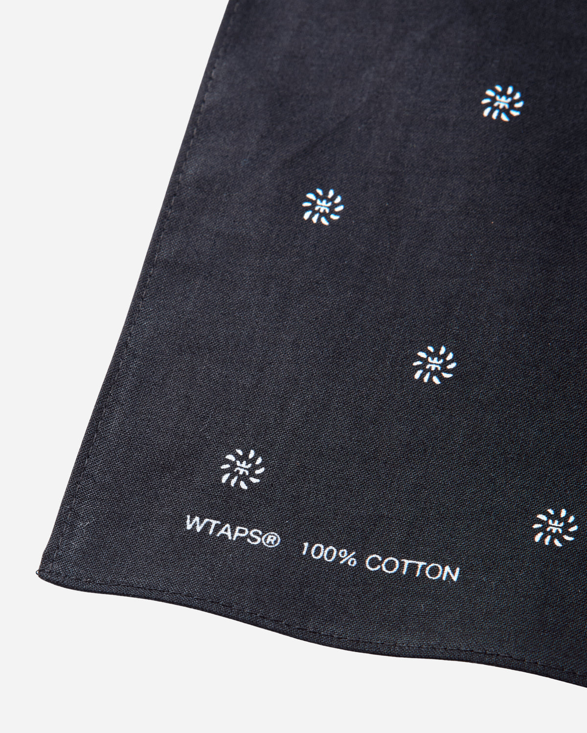 WTAPS Bandaria Bandana Black Gloves and Scarves Bandanas 262BXDT-AC01 BLACK