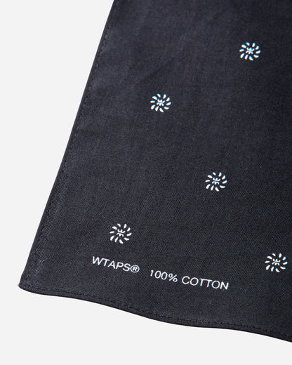 WTAPS Bandaria Bandana Black Gloves and Scarves Bandanas 262BXDT-AC01 BLACK