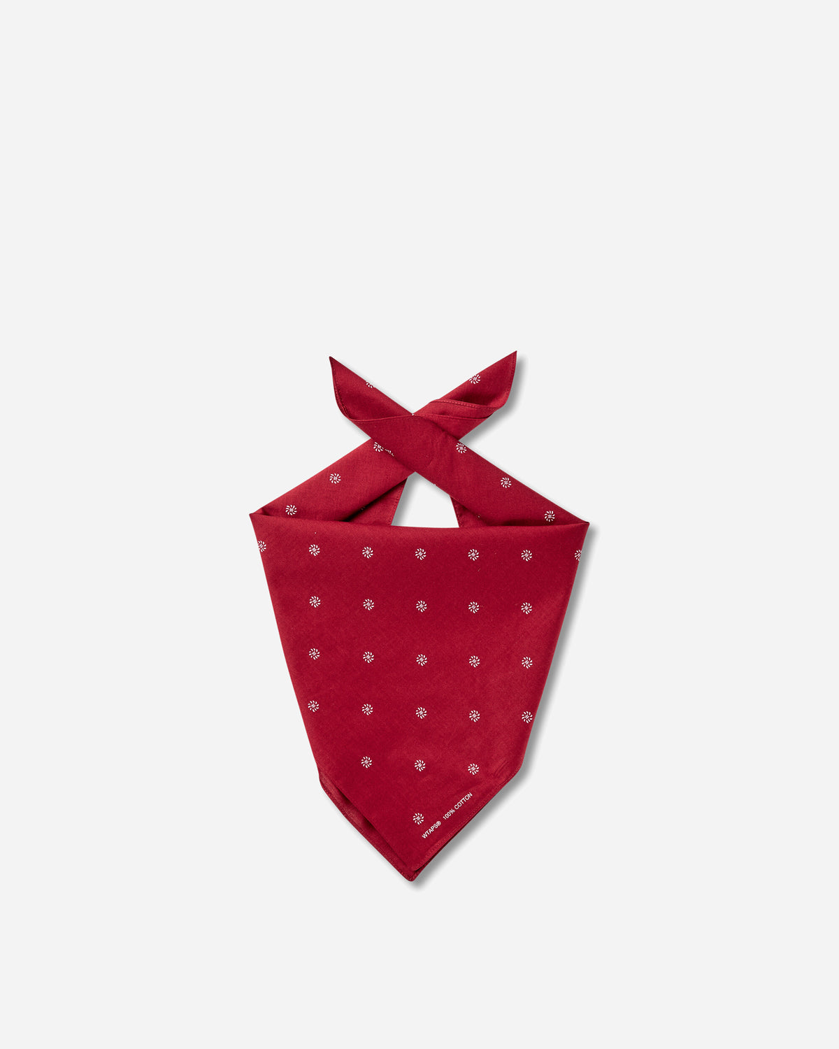 WTAPS Bandaria Bandana Burgundy Gloves and Scarves Bandanas 262BXDT-AC01 BURGUNDY