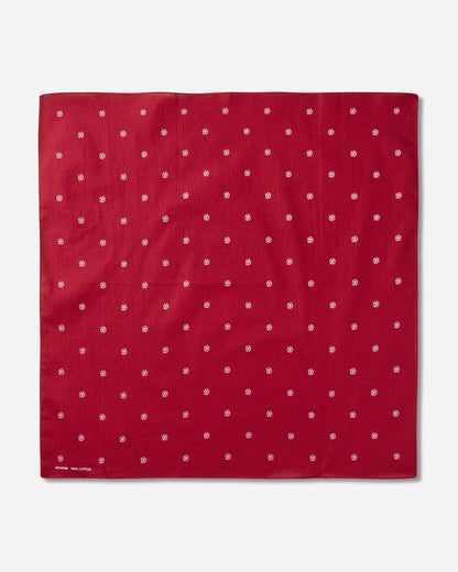 WTAPS Bandaria Bandana Burgundy Gloves and Scarves Bandanas 262BXDT-AC01 BURGUNDY
