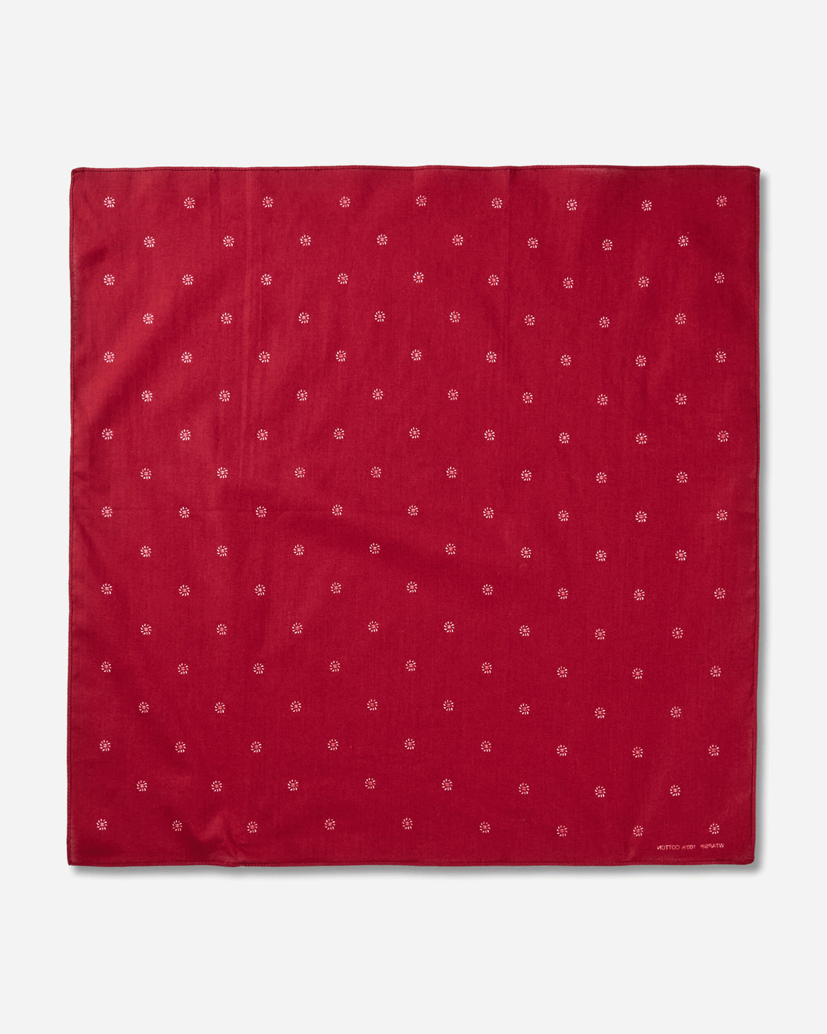 WTAPS Bandaria Bandana Burgundy Gloves and Scarves Bandanas 262BXDT-AC01 BURGUNDY