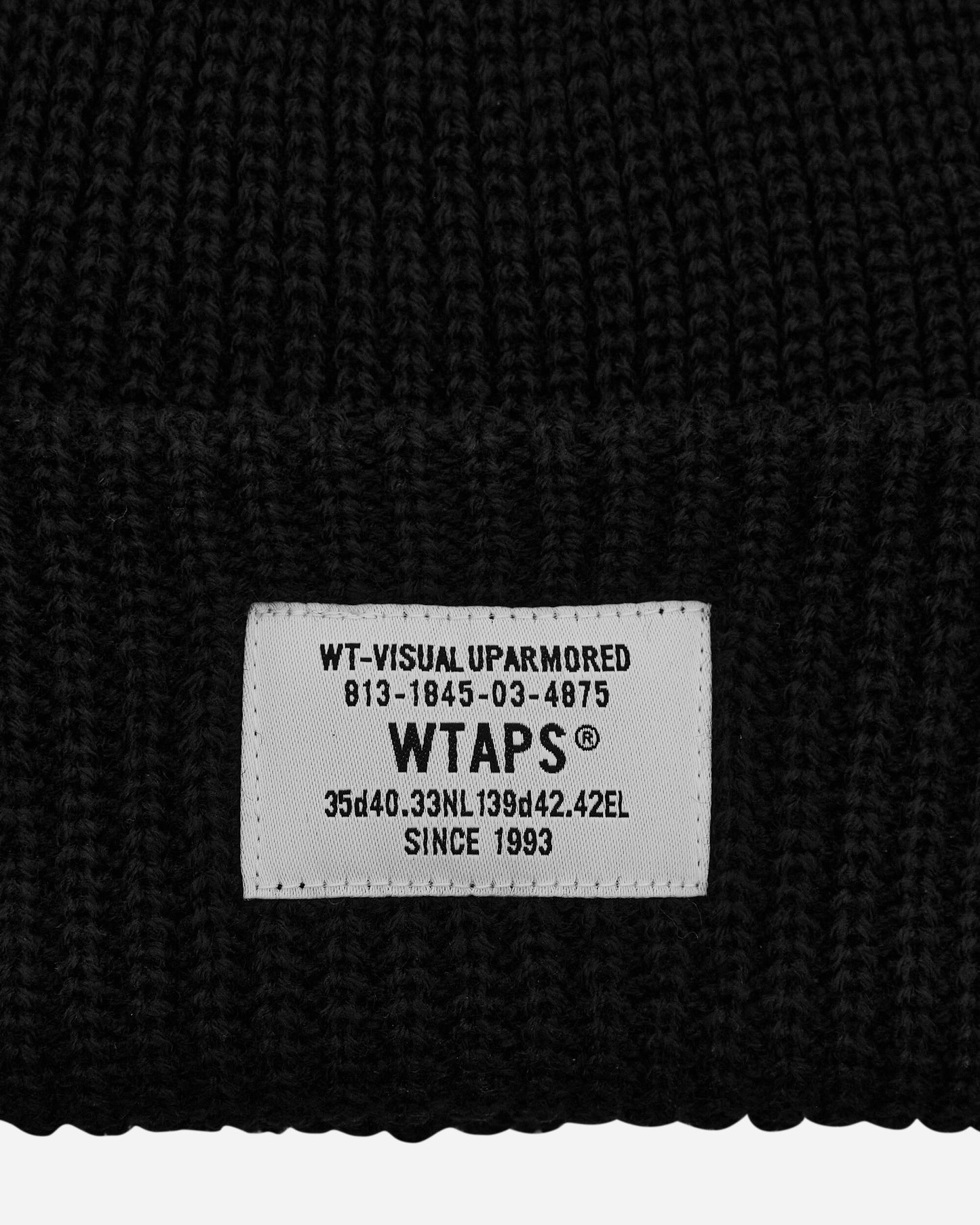 WTAPS Hat 21 Black  Hats Beanies 242MADT-HT01 001