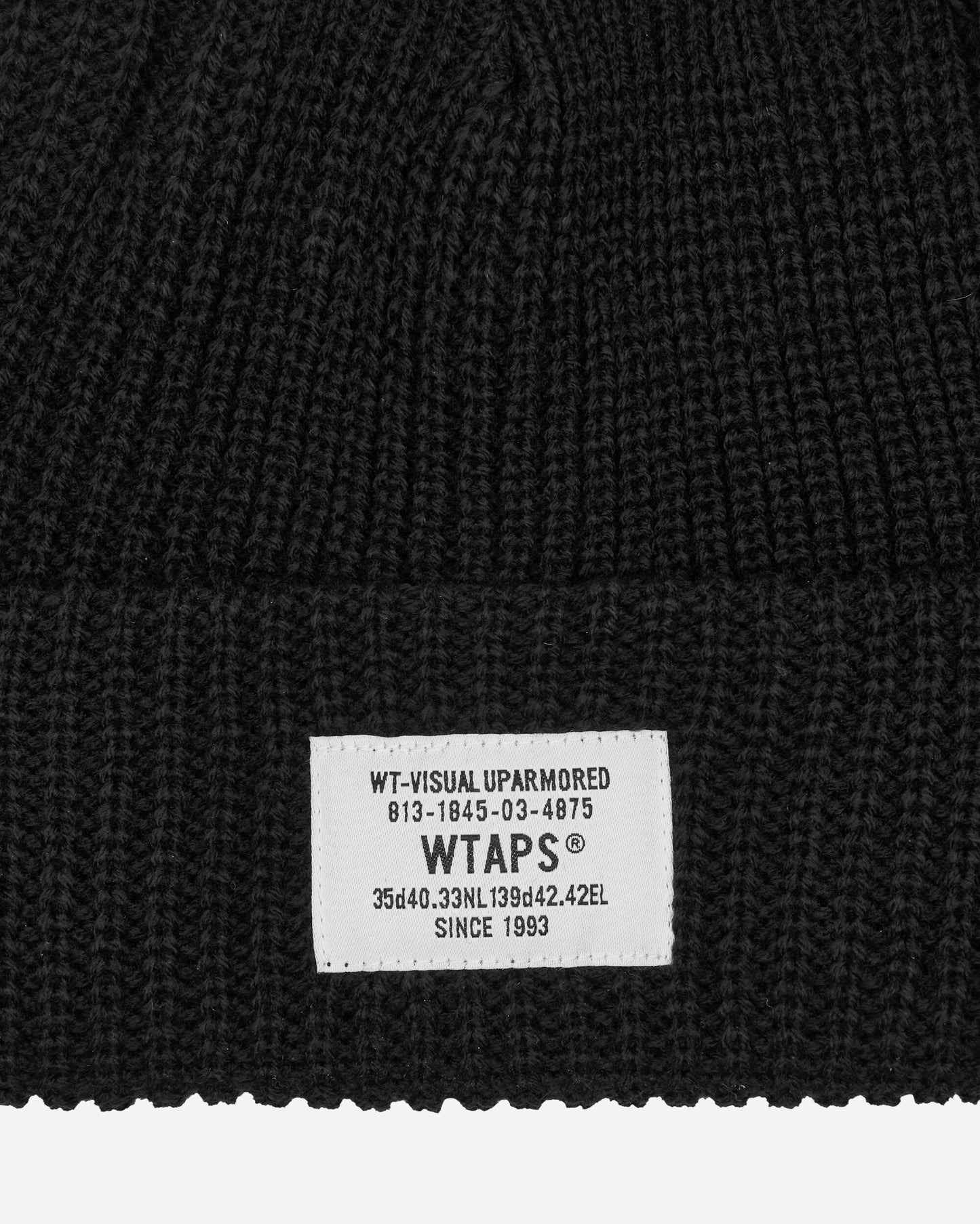 WTAPS Hat 24 Black Hats Beanies 232MADT-HT03 BK
