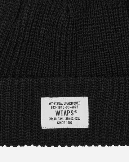 WTAPS Hat 24 Black Hats Beanies 232MADT-HT03 BK