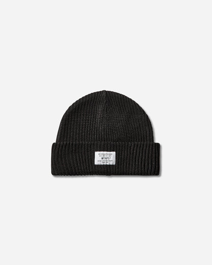 WTAPS Sgt  Beanie  Acrylic Black Hats Beanies 252MADT-HT03 BLACK