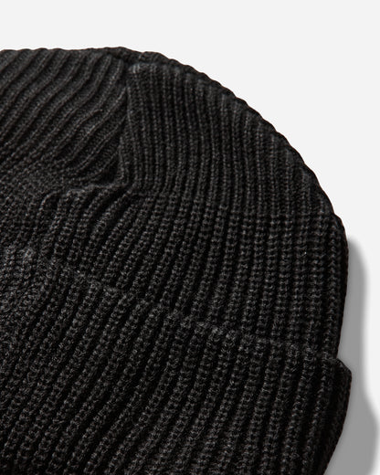 WTAPS Sgt  Beanie  Acrylic Black Hats Beanies 252MADT-HT03 BLACK