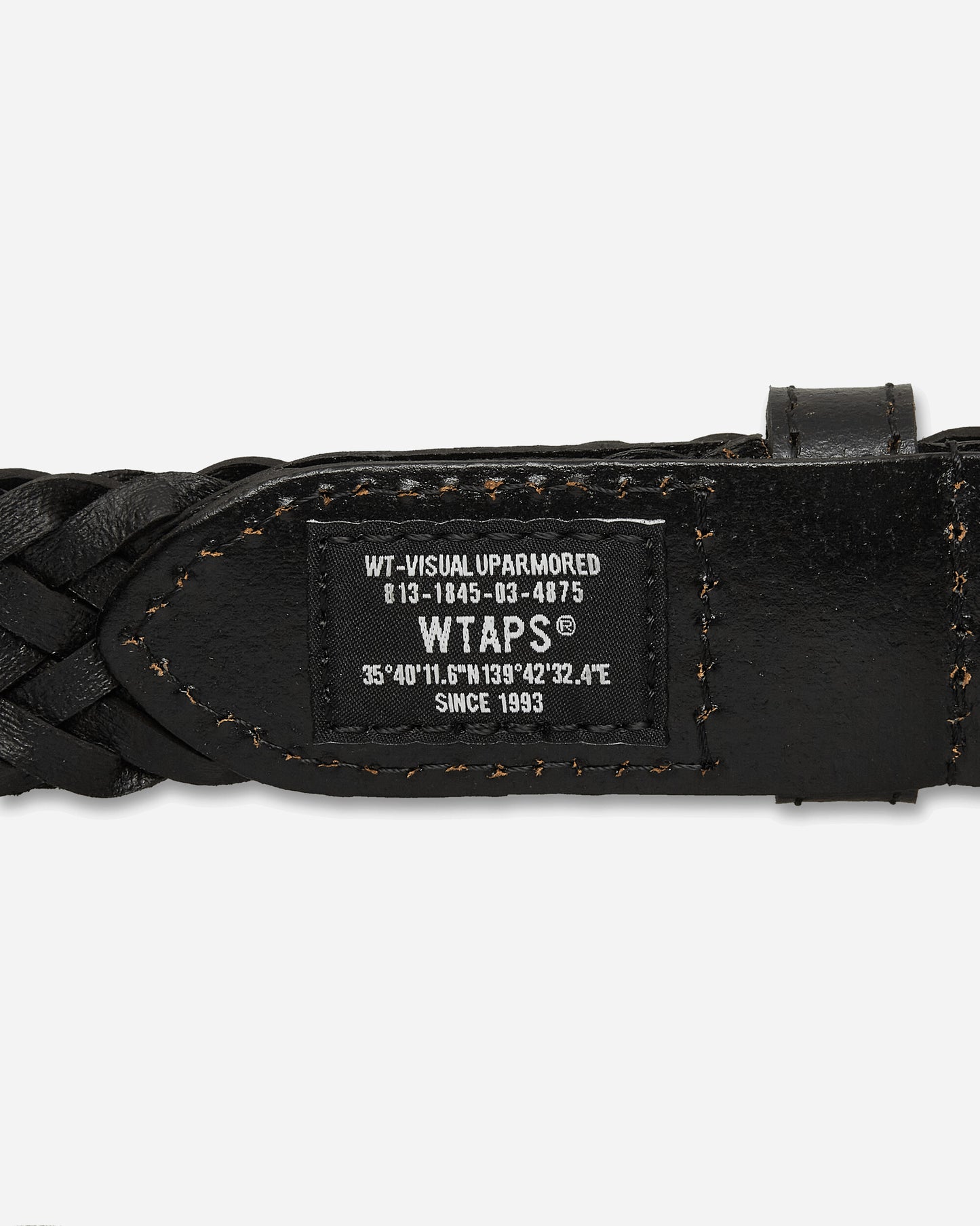WTAPS Hoof Belt Synthetic Black Belts Belt 261MYDT-AC02 BLK