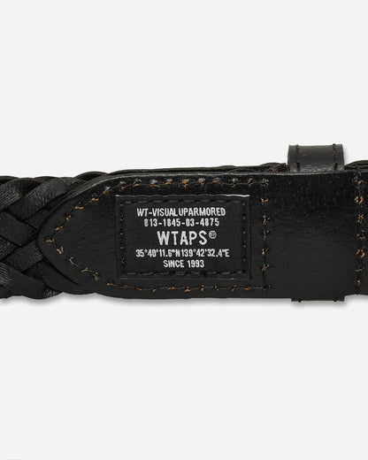 WTAPS Hoof Belt Synthetic Black Belts Belt 261MYDT-AC02 BLK