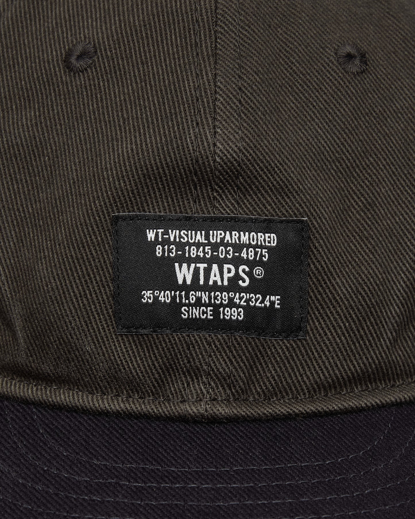 WTAPS T-6M 04/Cap/Cotton. Twill Charcoal Hats Caps 261HCDT-HT08 GRY