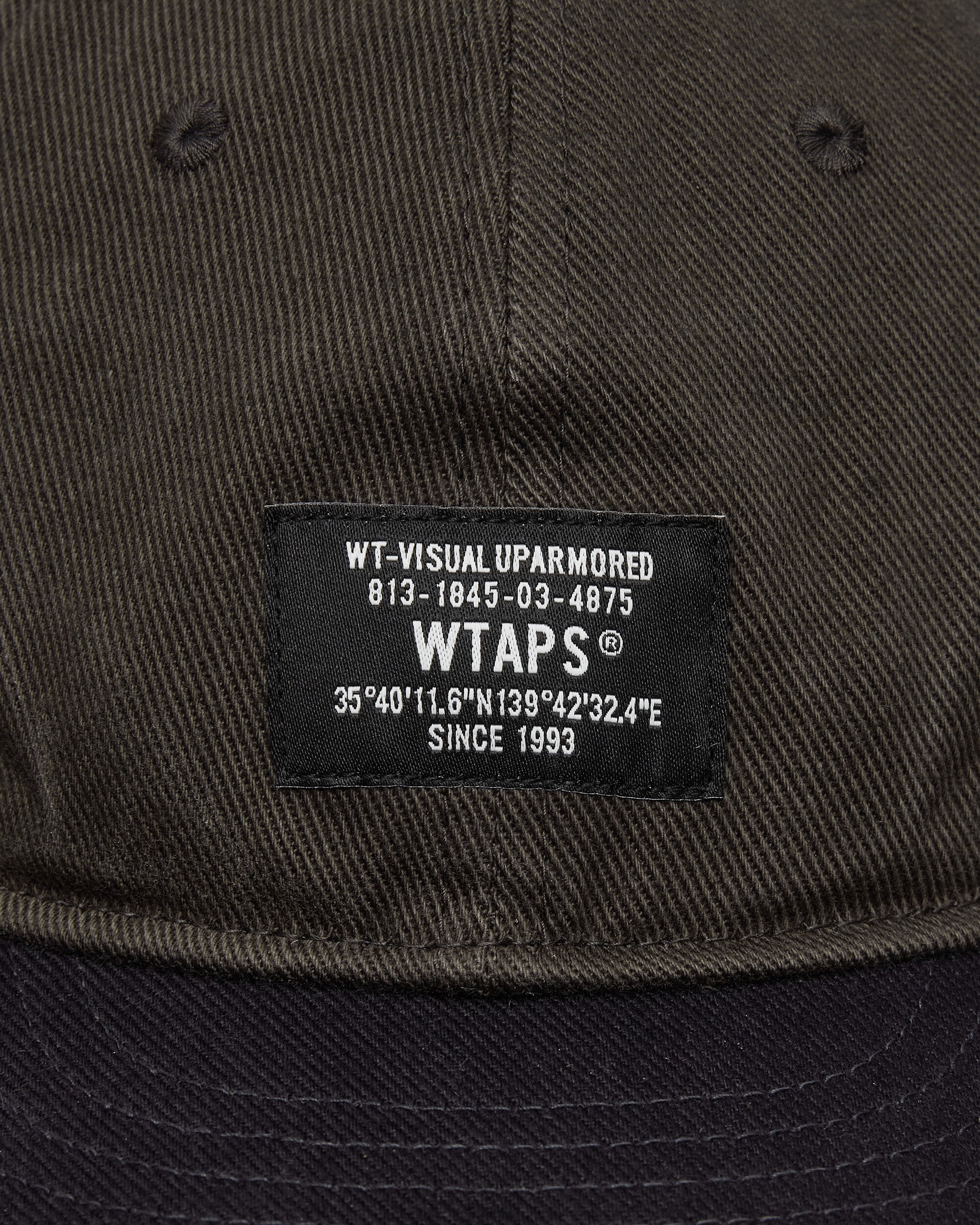 WTAPS T-6M 04/Cap/Cotton. Twill Charcoal Hats Caps 261HCDT-HT08 GRY