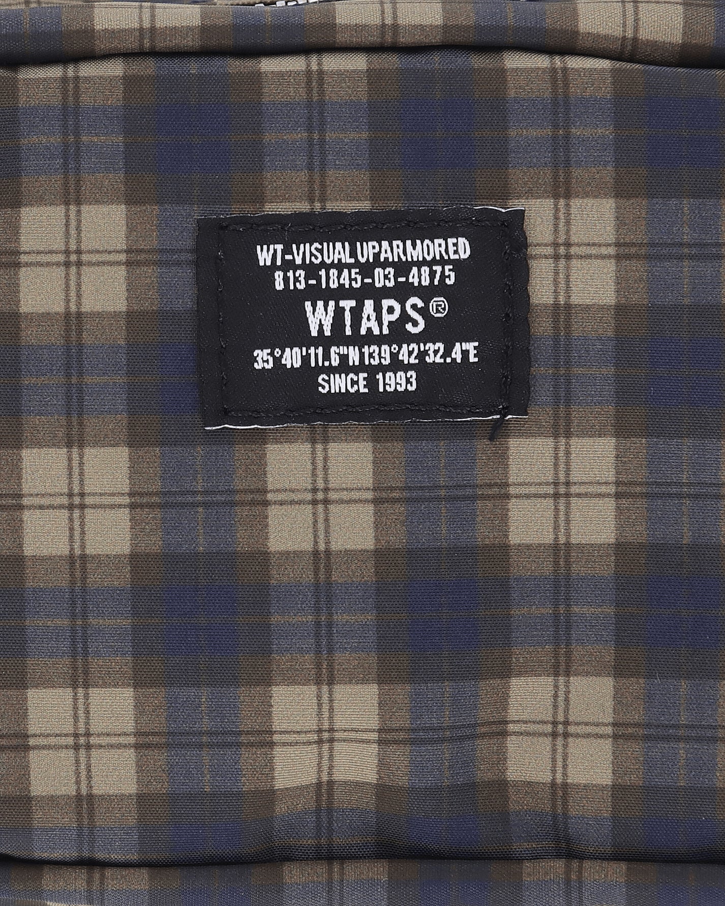WTAPS Square Pouch Ms  Pouch  Poly Standard Supply Beige Wallets and Cardholders Coin Cases 252EG58D-CG03 BEIGE
