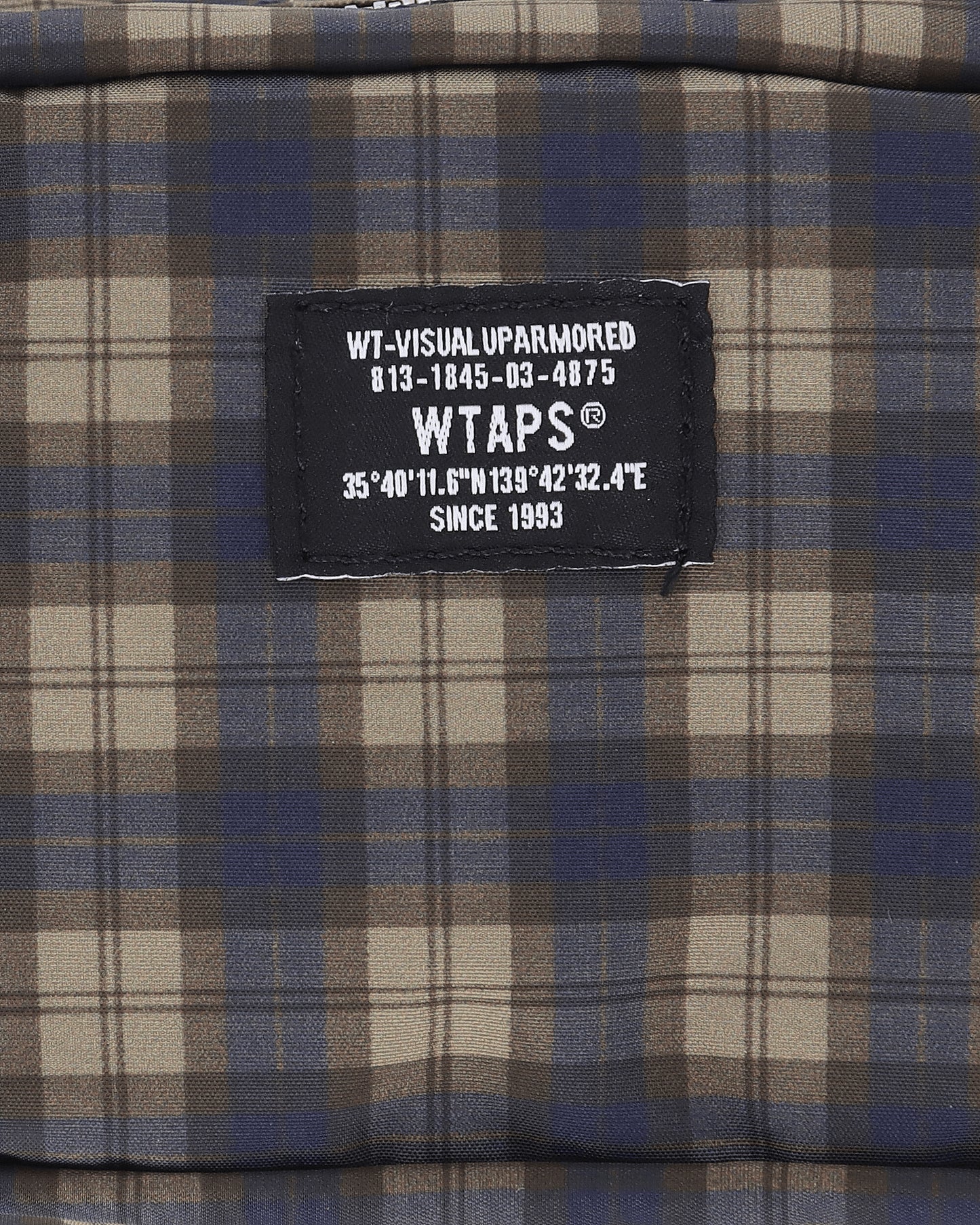 WTAPS Square Pouch Ms  Pouch  Poly Standard Supply Beige Wallets and Cardholders Coin Cases 252EG58D-CG03 BEIGE