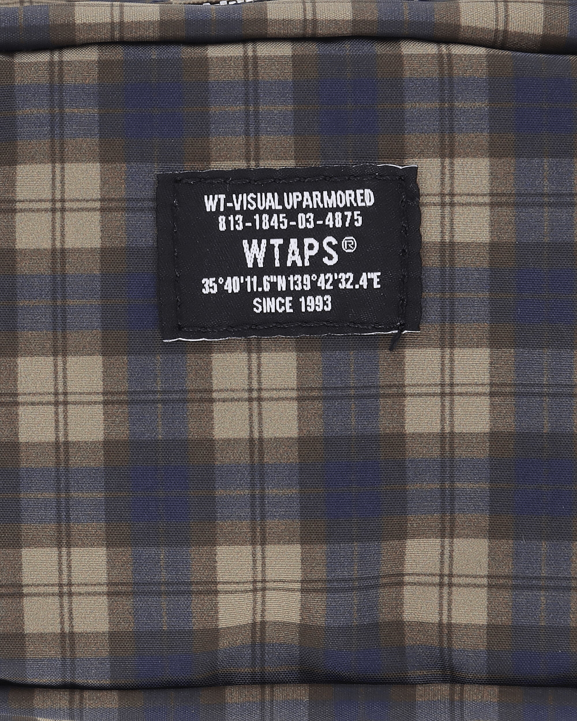 WTAPS Square Pouch Ms  Pouch  Poly Standard Supply Beige Wallets and Cardholders Coin Cases 252EG58D-CG03 BEIGE