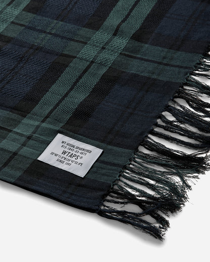 WTAPS Wrap 01  Scarf  Cotton Green Gloves and Scarves Scarves and Warmneck 252BXDT-AC01 GREEN