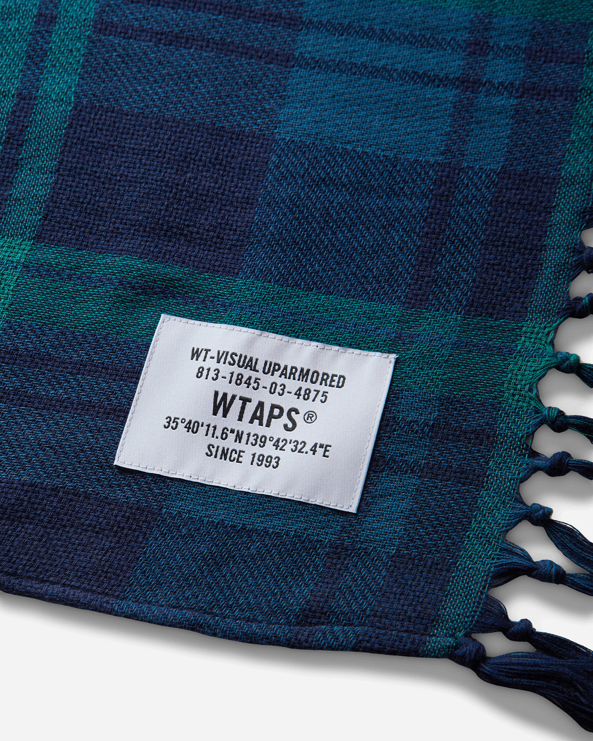 WTAPS Wrap Scarf Green Gloves and Scarves Scarves and Warmneck 262BXDT-AC02 GREEN