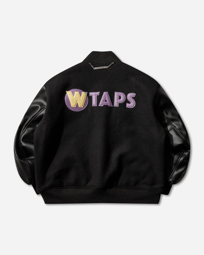 WTAPS Bc  Jacket  Wopl Melton Synthetic Black Coats and Jackets Bomber Jackets 252CWDT-JKM02 BLACK