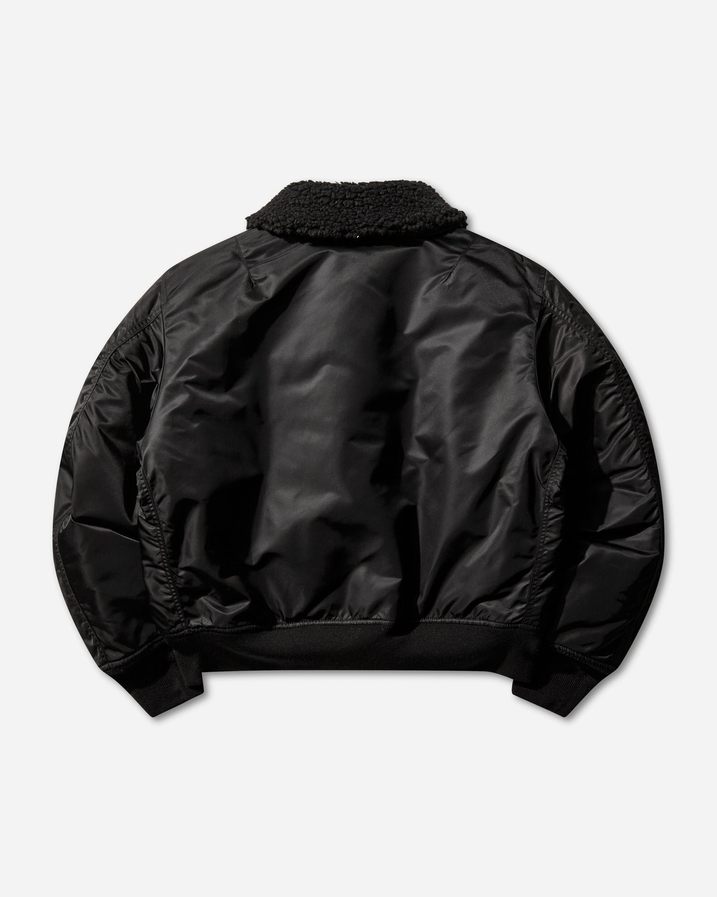 WTAPS Es  Jacket  Nylon Satin Cordura Black Coats and Jackets Bomber Jackets 252TQDT-JKM02 BLACK