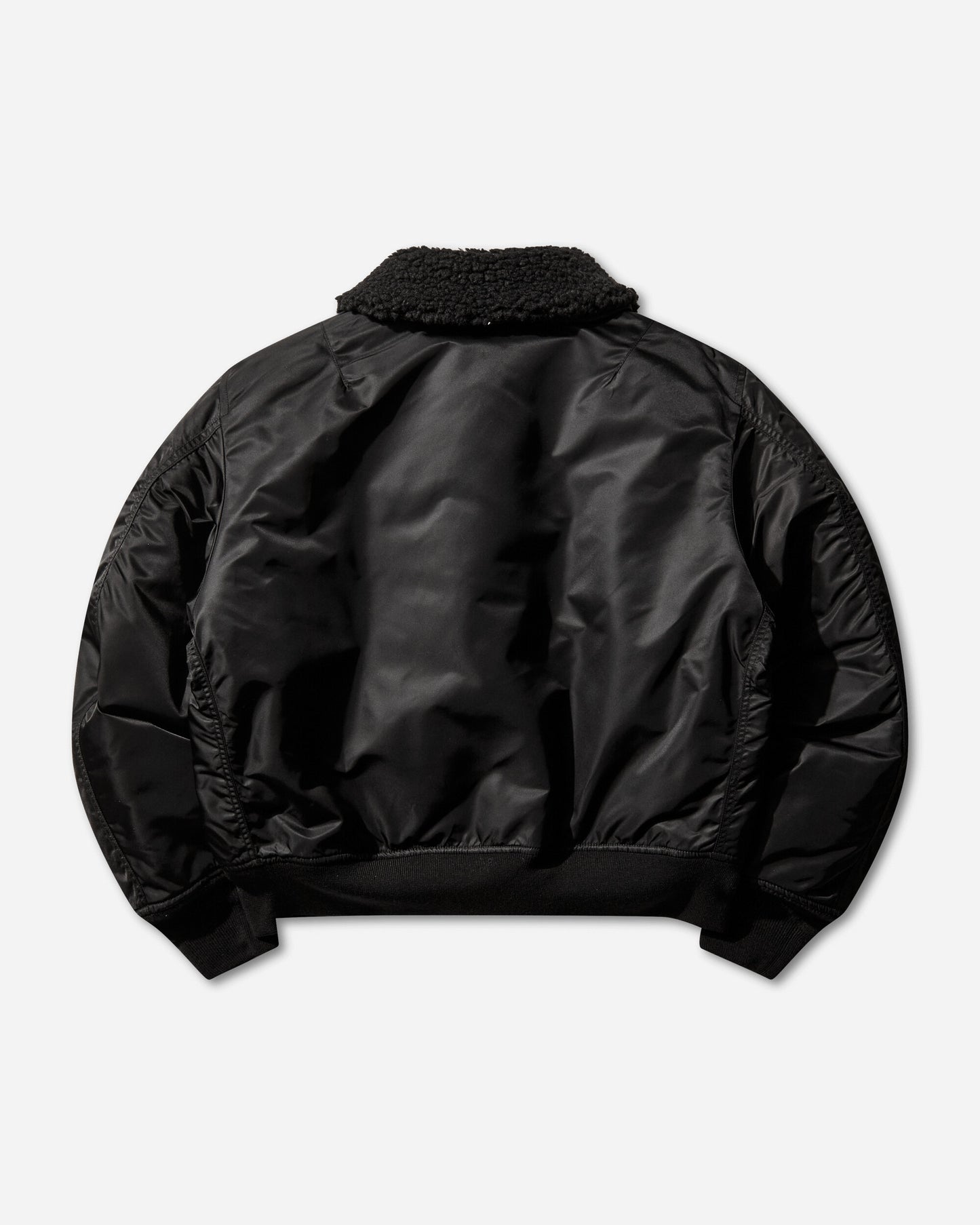 WTAPS Es  Jacket  Nylon Satin Cordura Black Coats and Jackets Bomber Jackets 252TQDT-JKM02 BLACK