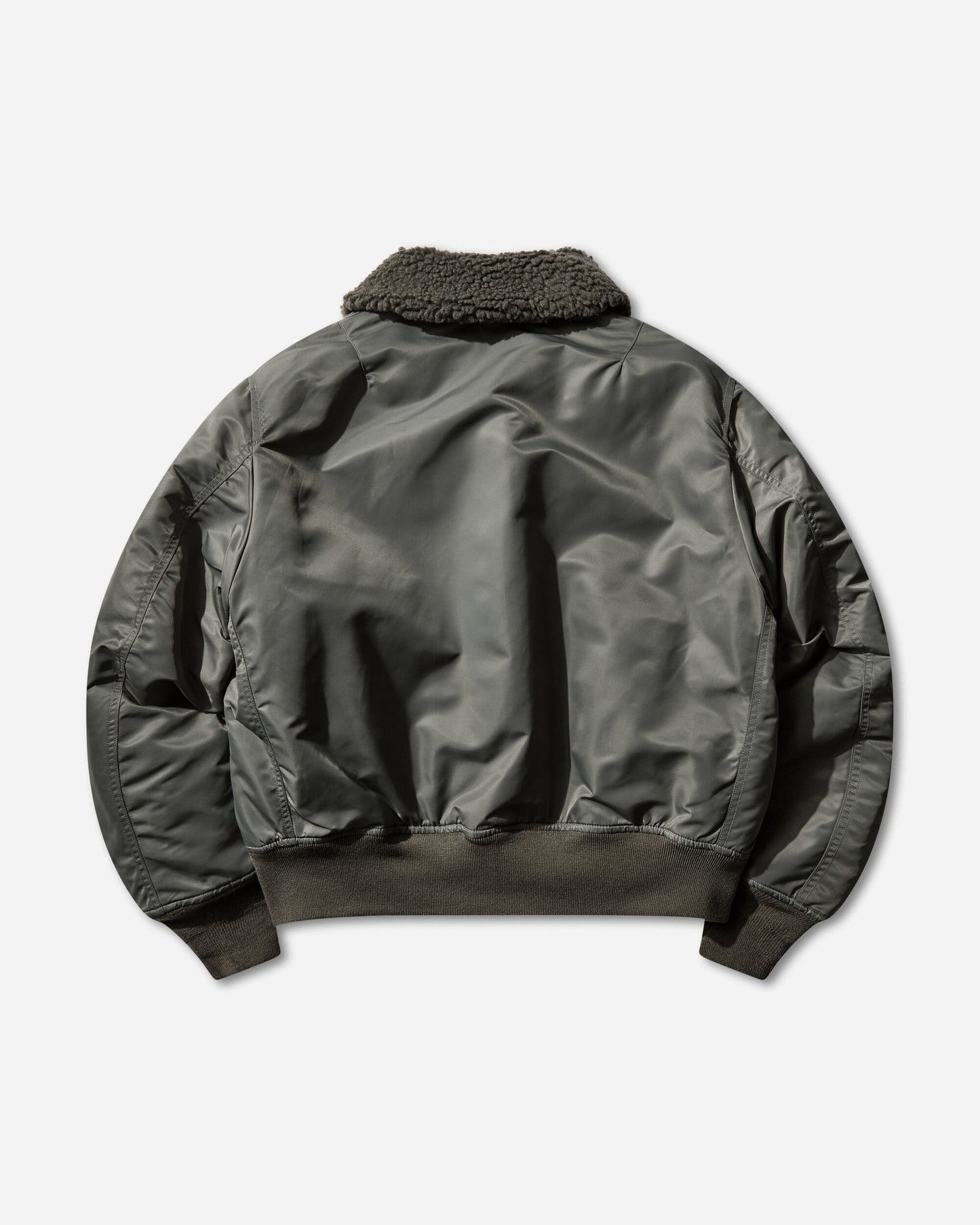 WTAPS Es  Jacket  Nylon Satin Cordura Olive Drab Coats and Jackets Bomber Jackets 252TQDT-JKM02 OLIVEDRAB