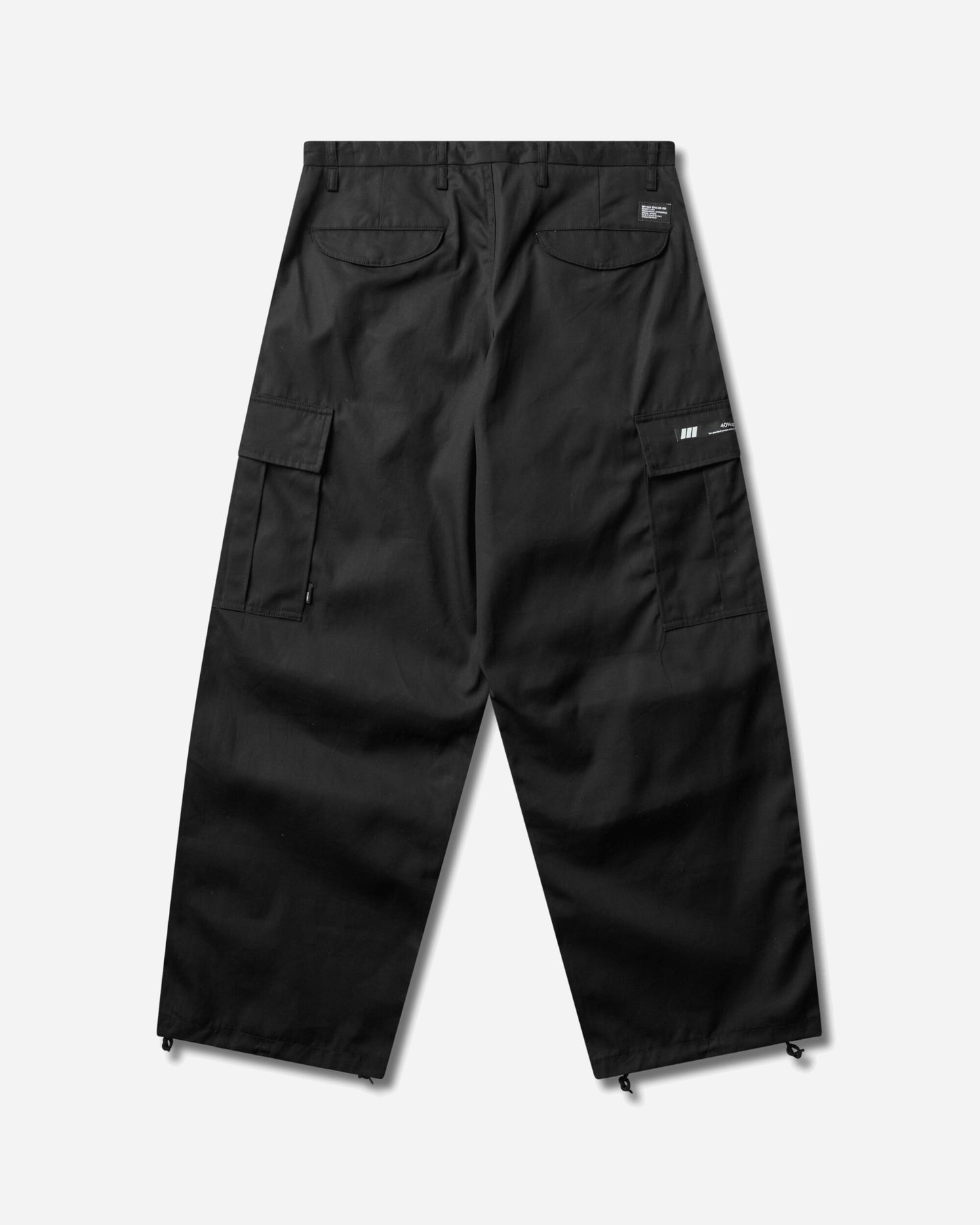 WTAPS Milt0001/Trousers/Cotton. Cnvs Black Pants Cargo 261WVDT-PTM02 BLK