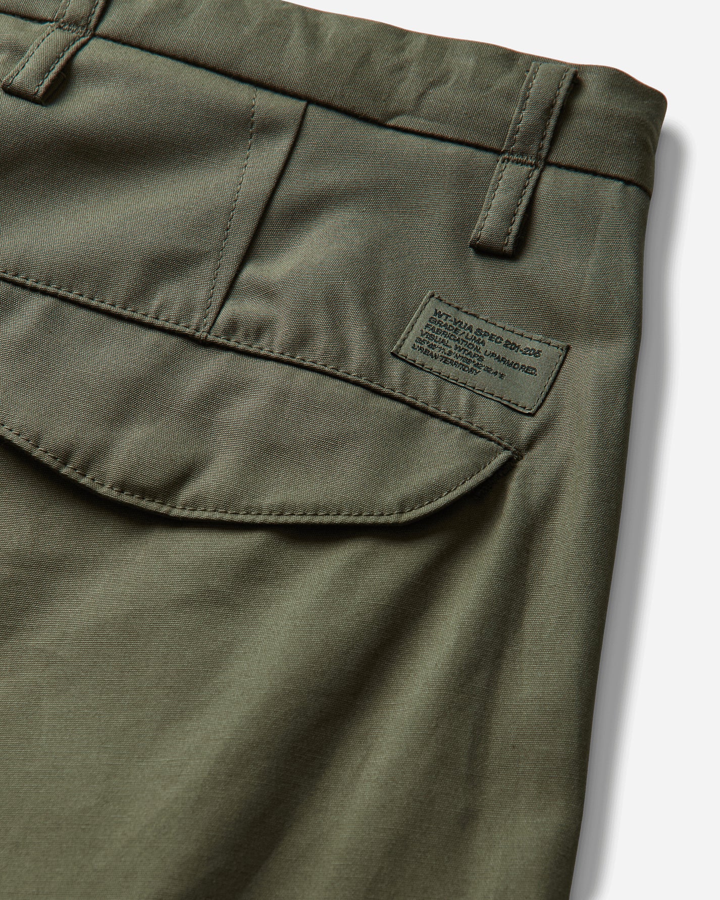 WTAPS Milt0001/Trousers/Cotton. Cnvs Olive Drab Pants Cargo 261WVDT-PTM02 GRN