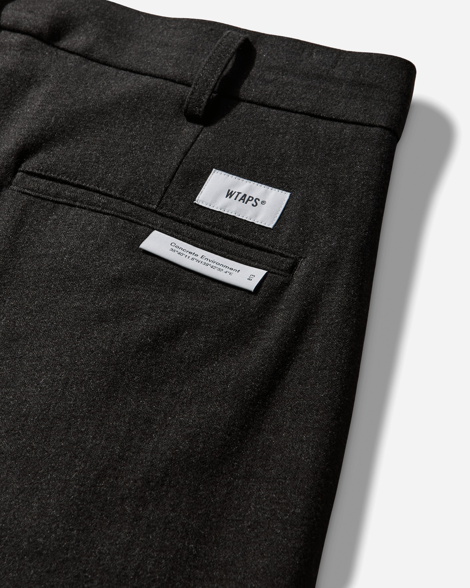 WTAPS Trdt1802  Trousers  Plry Herringbone Charcoal Pants Casual 252TQDT-PTM02 CHARCOAL