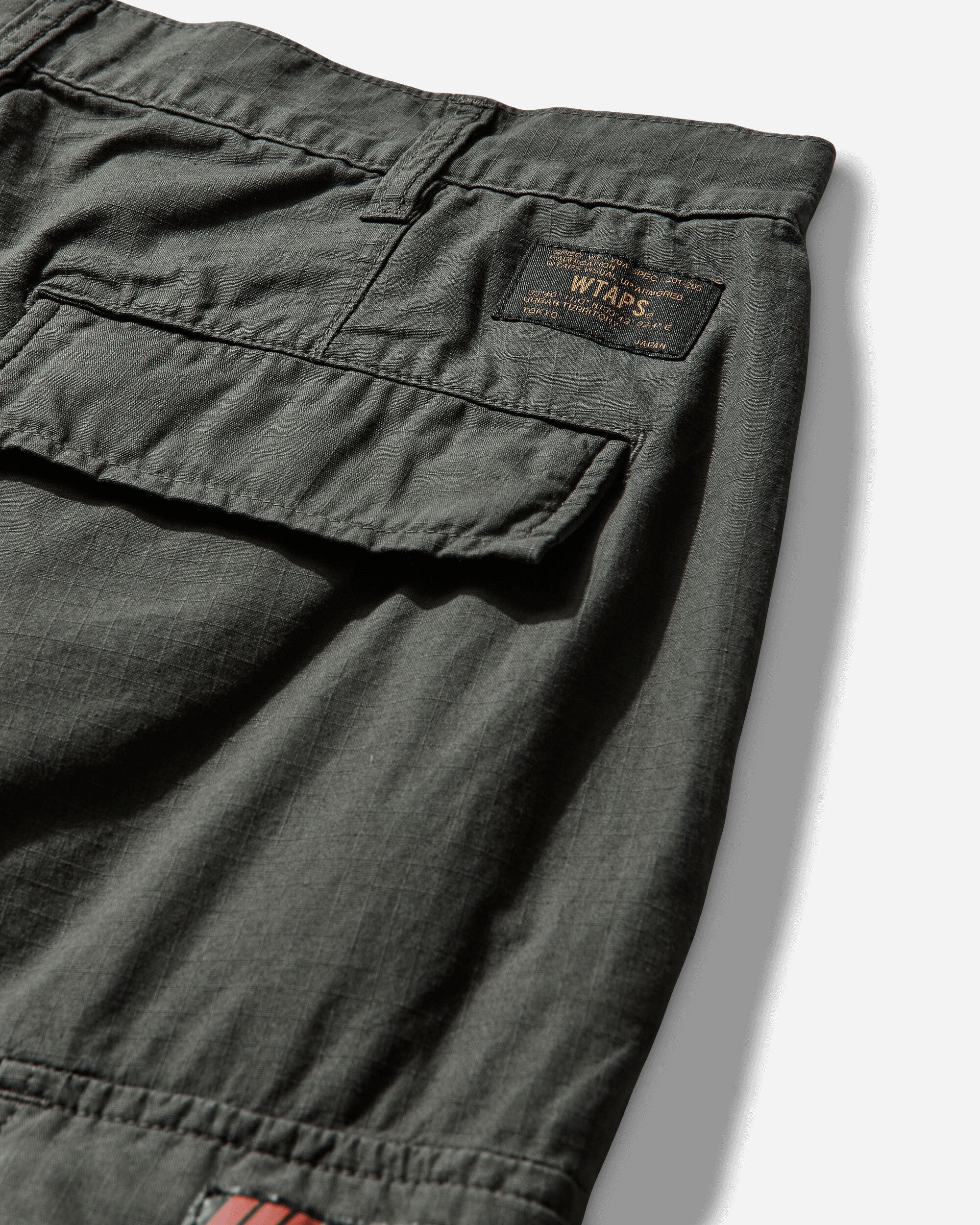 WTAPS Milt9601  Trousers  Cotton Ripstop Olive Drab Pants Chinos 252WVDT-PTM01 OLIVEDRAB