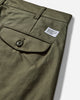 WTAPS Wrkt2501  Trousers  Cotton Backsatin Olive Drab Pants Chinos 252CWDT-PTM06 OLIVEDRAB